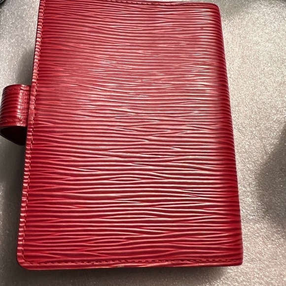 Louis Vuitton Red Epi Leather PM Agenda - Picture 10 of 12